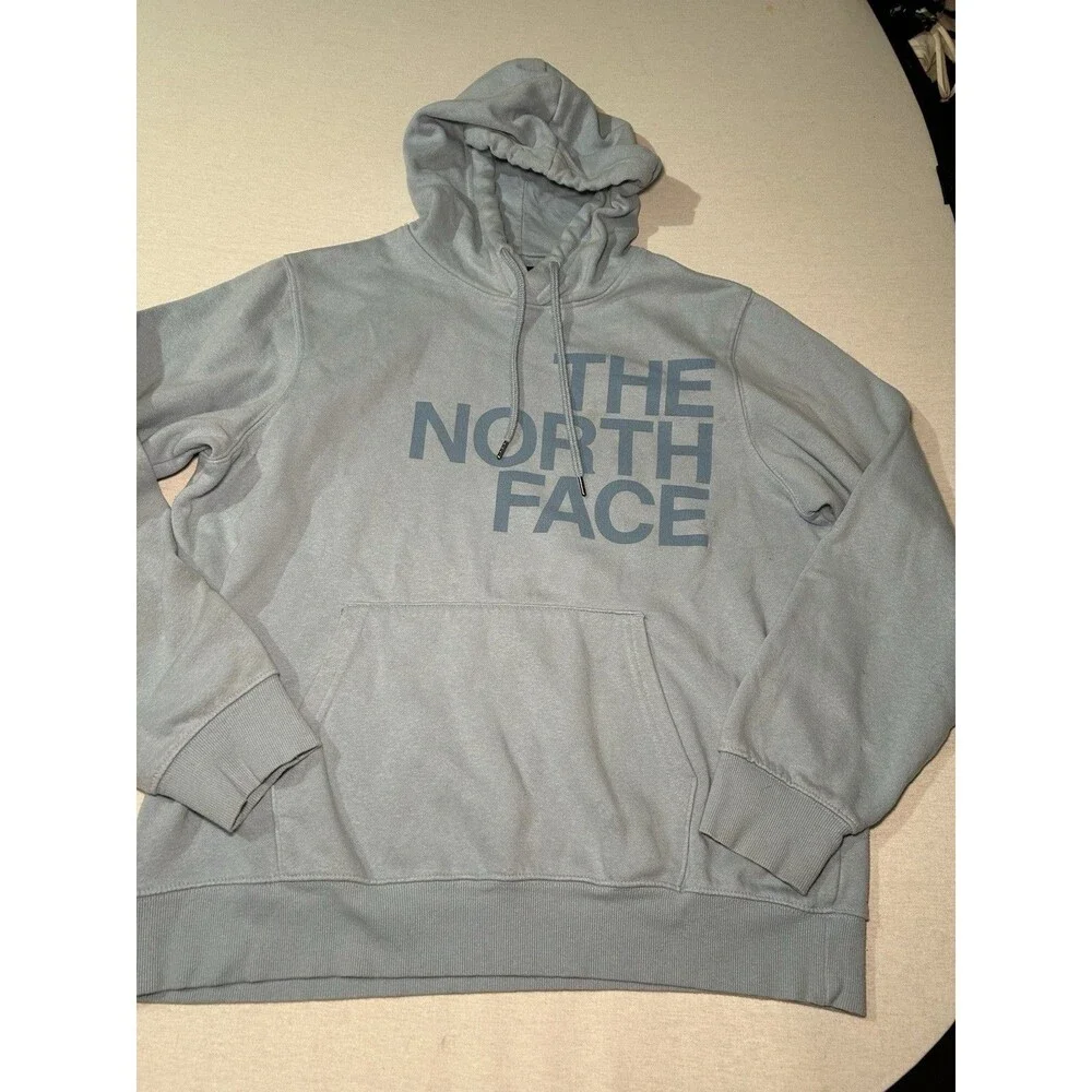 The North Face Mens PROUD HOODIE pullover sweatshirt - TNF Blue/Halfdome LARGE
